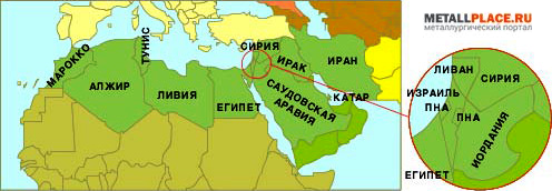 Египет сирия карта